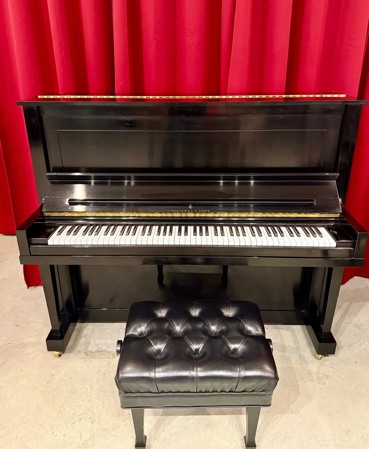 Steinway K52 Upright Piano