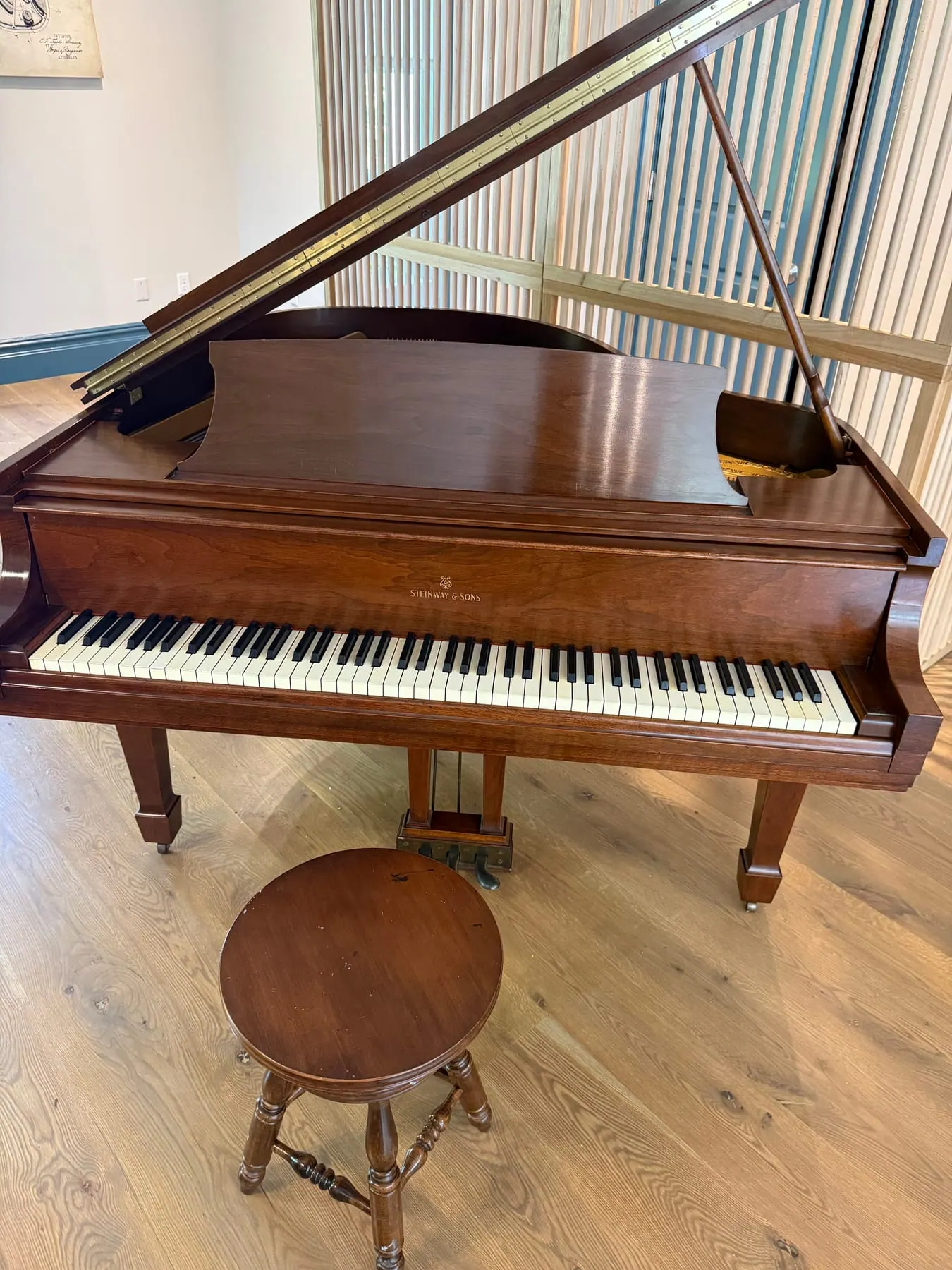 Walnut Steinway S